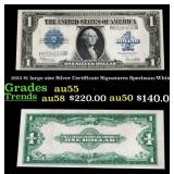 1923 $1 large size Silver Certificate Grades Choic