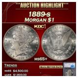1889-s Morgan Dollar $1 ms65+ SEGS
