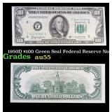 1950D $100 Green Seal Federal Reserve Note Grades
