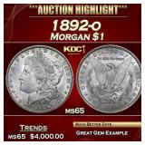 1892-o Morgan Dollar 1 ms65 SEGS