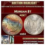 PCGS 1887-p VAM 12 Alligator Eye Top 100 Morgan Do