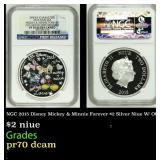 NGC NGC 2015 Disney Mickey & Minnie Forever $2 Sil