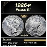 IC 1926-p Peace Dollar 1 Grades Choice+ Unc