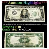 1934A President McKinley $500 Green Seal Federal R