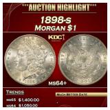 1898-s Morgan Dollar $1 ms64+ SEGS