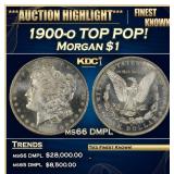 IC 1900-o Morgan Dollar TOP POP! $1 ms66 DMPL SEGS