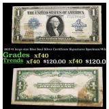 1923 $1 large size Blue Seal Silver Certificate Gr