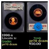 1996-s Proof Lincoln Cent 1c ACG