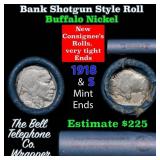 Buffalo Nickel Shotgun Roll in Old Bank Style 