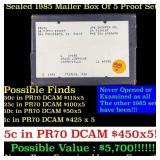 Original sealed box 5- 1985 United States Mint Pro