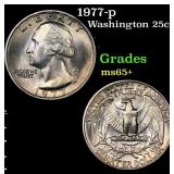 1977-p Washington Quarter 25c Grades GEM+ Unc
