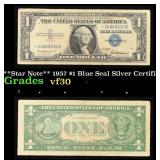 **Star Note** 1957 $1 Blue Seal Silver Certificate