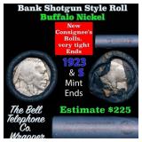 Buffalo Nickel Shotgun Roll in Old Bank Style 