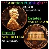 ***Auction Highlight*** 1973-s Proof Lincoln Cent