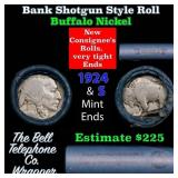 Buffalo Nickel Shotgun Roll in Old Bank Style 