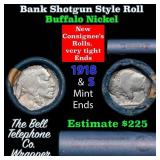 Buffalo Nickel Shotgun Roll in Old Bank Style 