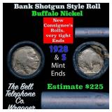 Buffalo Nickel Shotgun Roll in Old Bank Style 