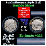 Buffalo Nickel Shotgun Roll in Old Bank Style 