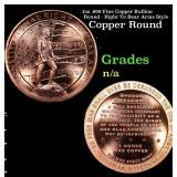 1oz .999 Fine Copper Bullion Round - Right To Bear