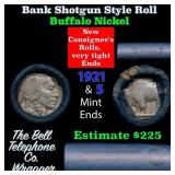Buffalo Nickel Shotgun Roll in Old Bank Style 