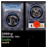 PCGS 1989-p Kennedy Half Dollar 50c ms64 PCGS