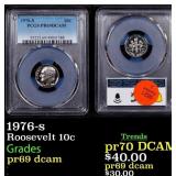 PCGS 1976-s Proof Roosevelt Dime 10c pr69 dcam PCG