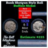 Buffalo Nickel Shotgun Roll in Old Bank Style 