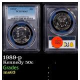 PCGS 1989-p Kennedy Half Dollar 50c ms63 PCGS