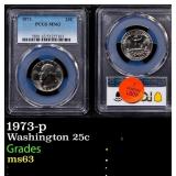 PCGS 1973-p Washington Quarter 25c ms63 PCGS