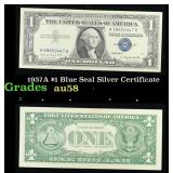 1957A $1 Blue Seal Silver Certificate Grades Choic