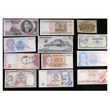 Group of 25 Foreign Banknotes - Exciting Wide Vari