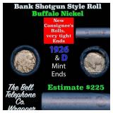 Buffalo Nickel Shotgun Roll in Old Bank Style 
