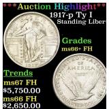 *Highlight* 1917-p Ty I Standing Liberty Quarter 2