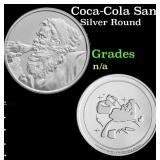 Coca-Cola Santa 1 oz .999 Silver Round