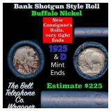 Buffalo Nickel Shotgun Roll in Old Bank Style 