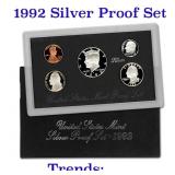 1992 United States Mint Silver Proof Set