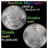 *Highlight* 1896-p Morgan Dollar $1 ms67 SEGS (fc)