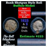 Buffalo Nickel Shotgun Roll in Old Bank Style 