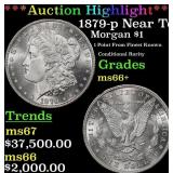 *Highlight* 1879-p Morgan Dollar Near Top Pop! $1