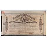 1864 Confederate States $1000 Civil War Loan Bond