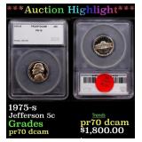 ***Auction Highlight*** 1975-s Proof Jefferson Nic