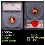 2003-s Proof Lincoln Cent 1c pr70 dcam SEGS