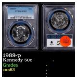 PCGS 1989-p Kennedy Half Dollar 50c ms63 PCGS