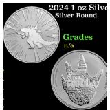 2024 1 oz Silver Godzilla x Kong Coin