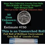 BU Shotgun Jefferson 5c roll, Unknown Date 40 pcs