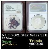 NGC NGC 2021 Star Wars THE MANDALORIAN 1oz .999 Si