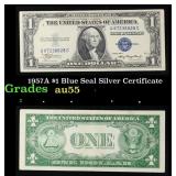 1957A $1 Blue Seal Silver Certificate Grades Choic