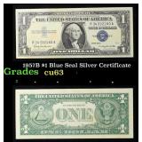 1957B $1 Blue Seal Silver Certificate Grades Selec