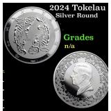 2024 Tokelau 1 oz Silver $5 Zodiac Series: Pisces