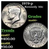1979-p Kennedy Half Dollar 50c Grades GEM++ Unc